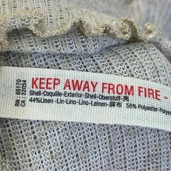 Free People FP Beach Harper Mini Dress linen blend dress size XS - Picture 5 of 5